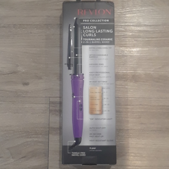 Revlon Double Barrel Curling Iron Low High Heat - Picture 4 of 5